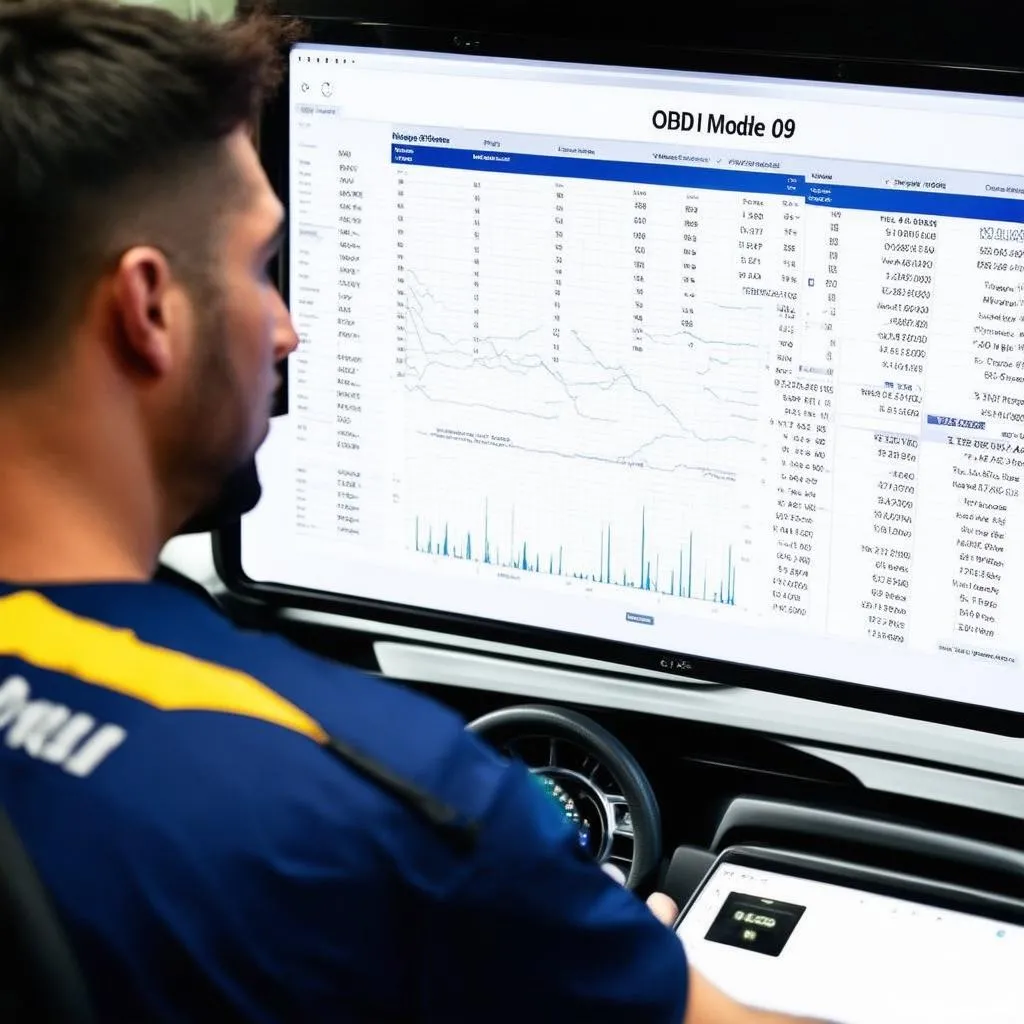 OBD-II Mode 09 log